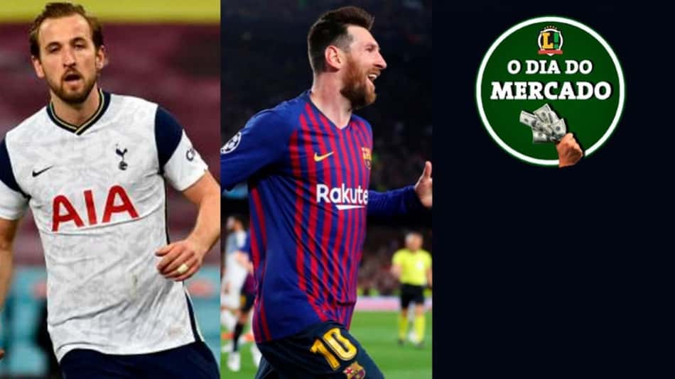 Manchester City segue interessado em Kane, PSG inicia conversas com Messi, West Ham negocia com meia do São Paulo… O Dia do Mercado