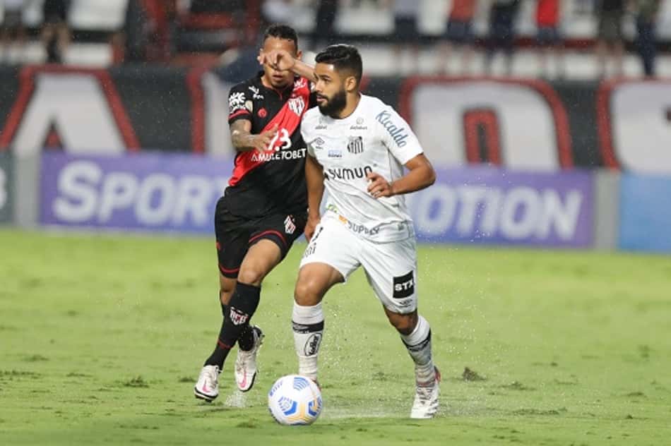 ATUAÇÕES: Felipe Jonatan se destaca em empate do Santos contra o Atlético-GO