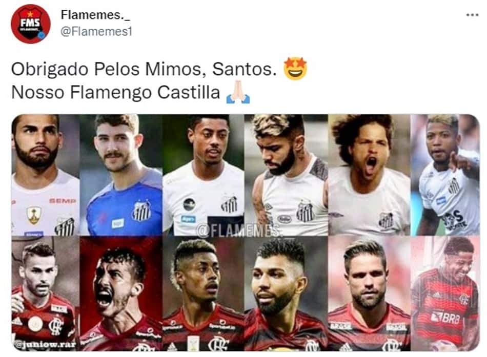 Flamengo Castilla? Rubro-negros provocam o Santos após contratação de Marinho; veja memes