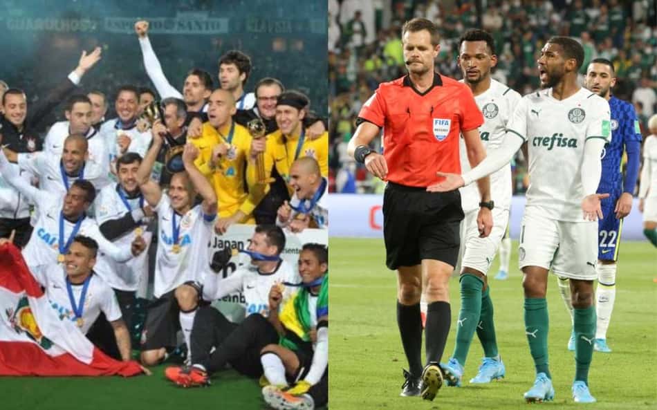 Corinthians 2012 e Palmeiras 2021