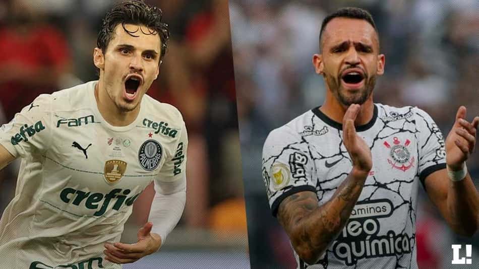 Só pode escolher um! Hoje, Raphael Veiga ou Renato Augusto? Redação do LANCE! opina