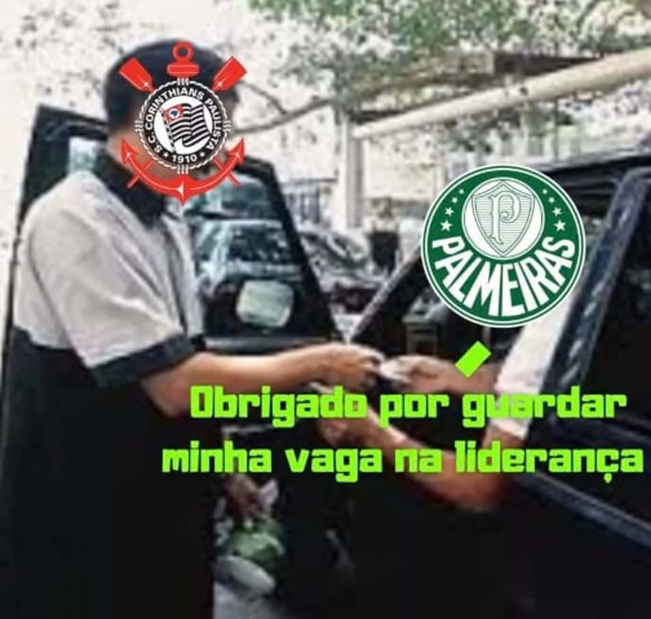 Torcedores do Palmeiras zoam Corinthians após retomada da liderança; veja memes