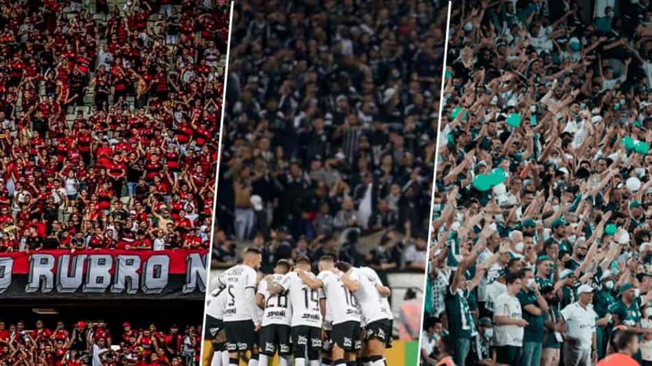 Saiba quais torcidas têm as melhores médias de público do Brasileirão 2022
