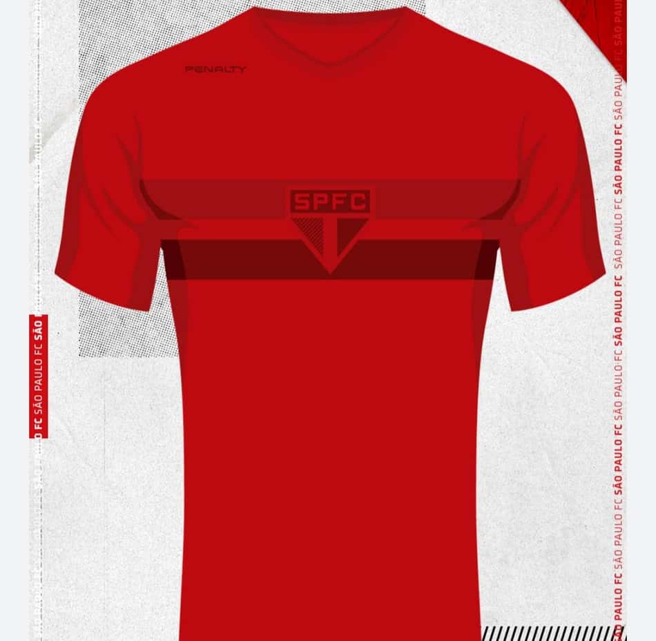 Uniforme 'Vermelho a cor da raça' São Paulo