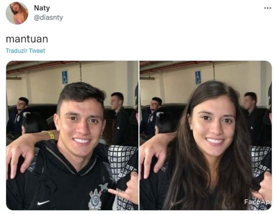 Jogadores do Corinthians se fossem mulheres