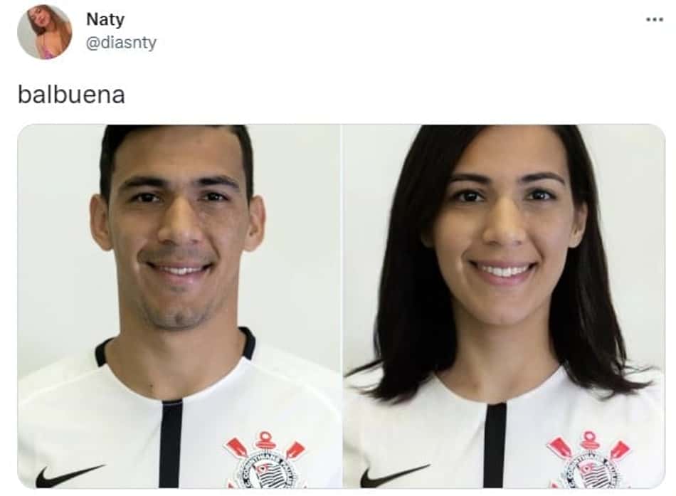 Jogadores do Corinthians se fossem mulheres