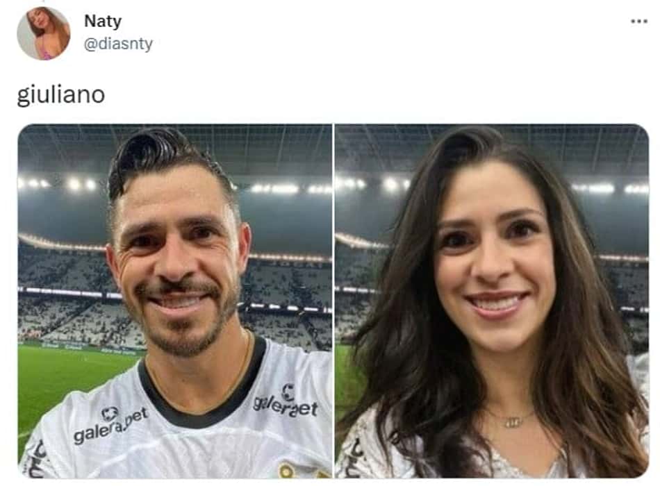 Jogadores do Corinthians se fossem mulheres