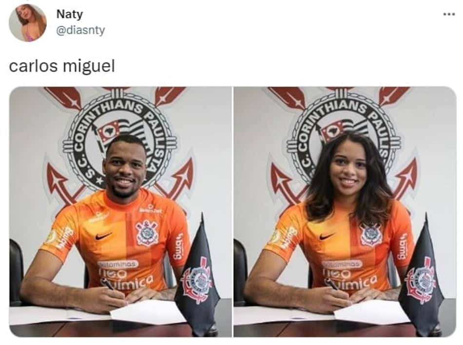 Jogadores do Corinthians se fossem mulheres