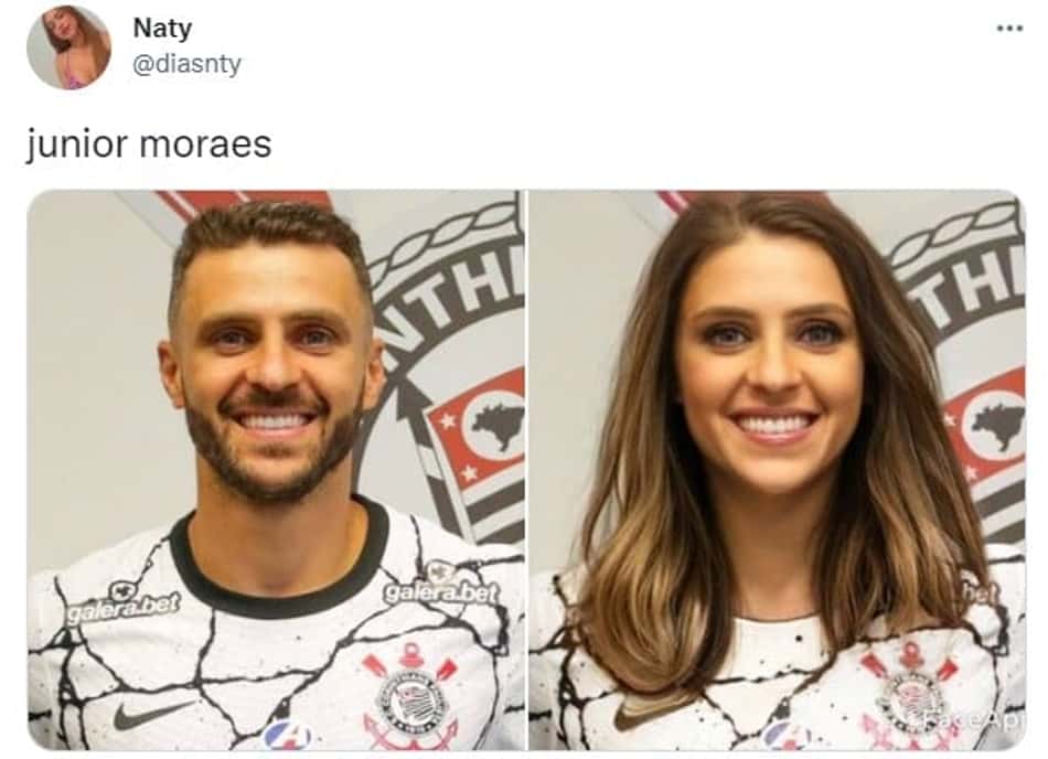 Jogadores do Corinthians se fossem mulheres