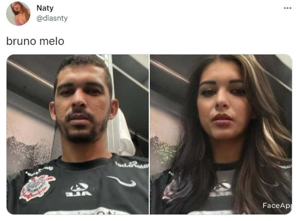 Jogadores do Corinthians se fossem mulheres