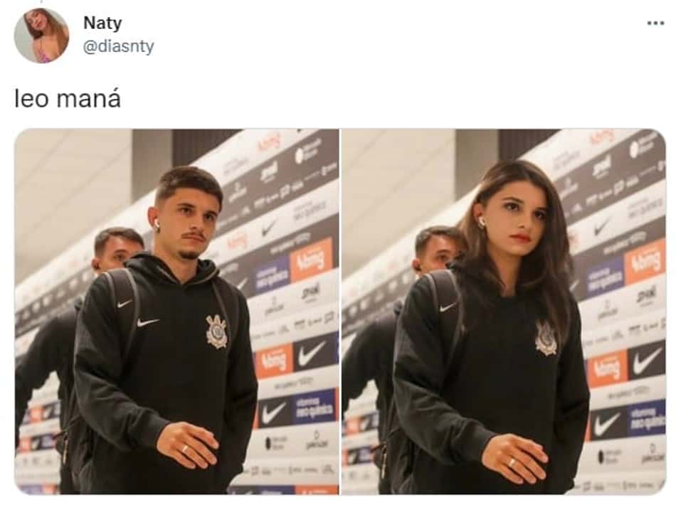 Jogadores do Corinthians se fossem mulheres