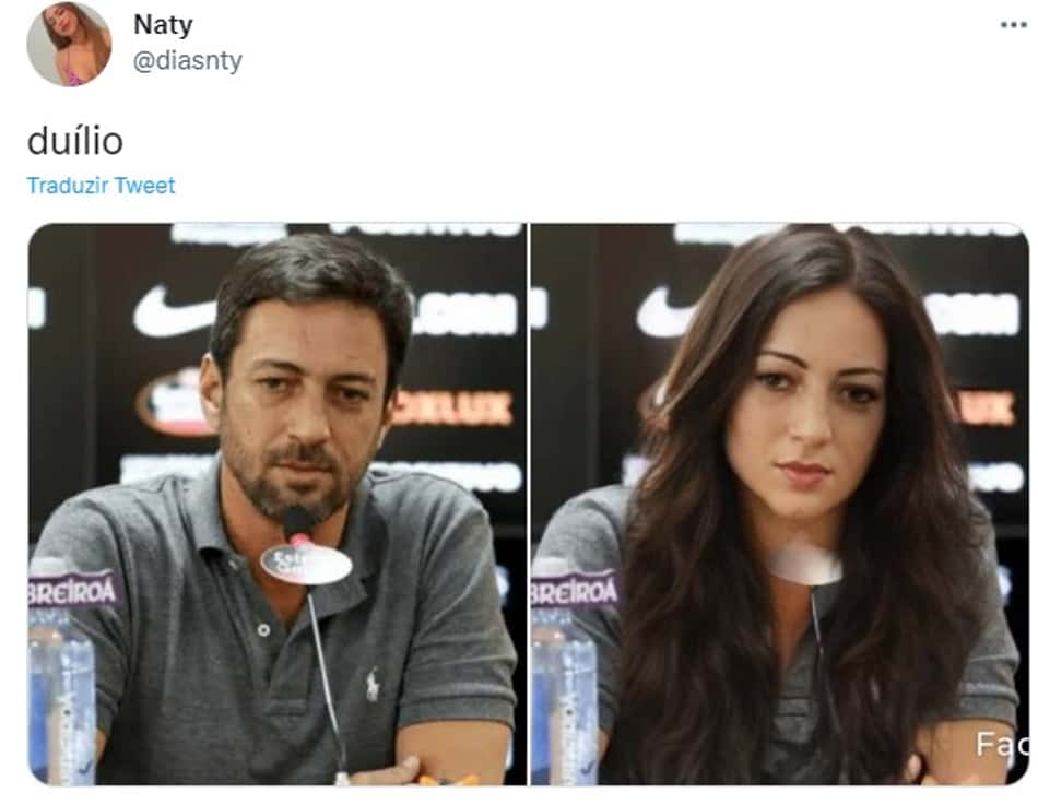 Jogadores do Corinthians se fossem mulheres