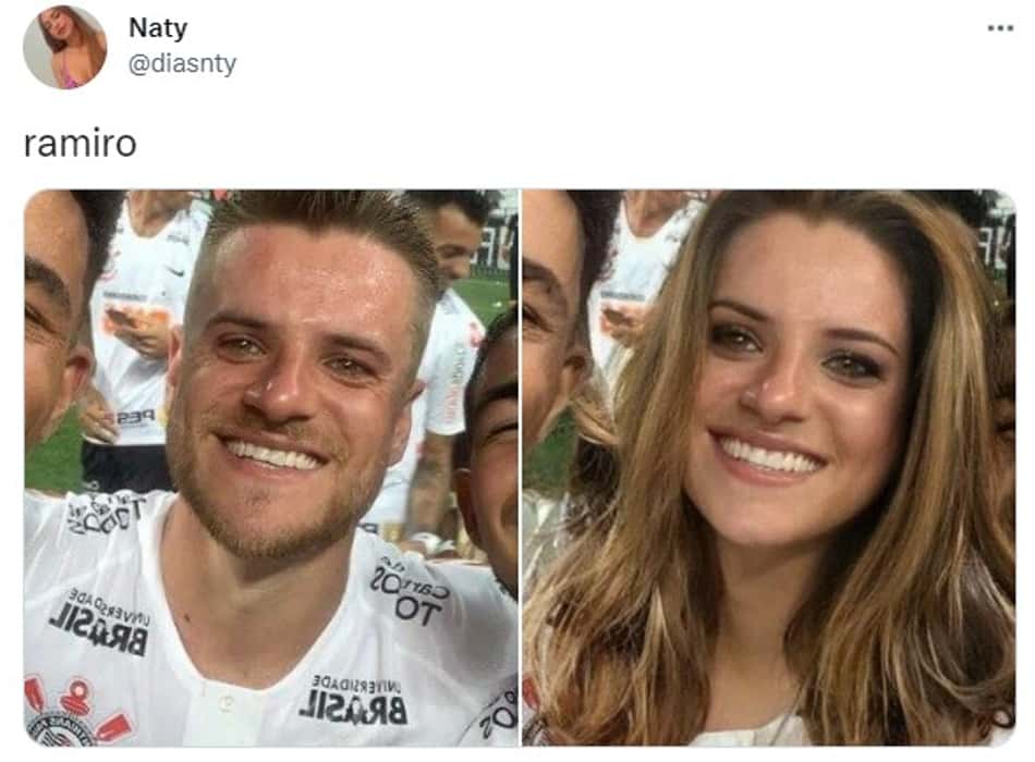 Jogadores do Corinthians se fossem mulheres