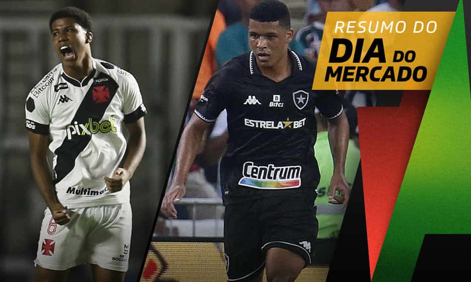 Clube inglês faz proposta por joia do Vasco, atacante deixa Botafogo por empréstimo… o Dia do Mercado!