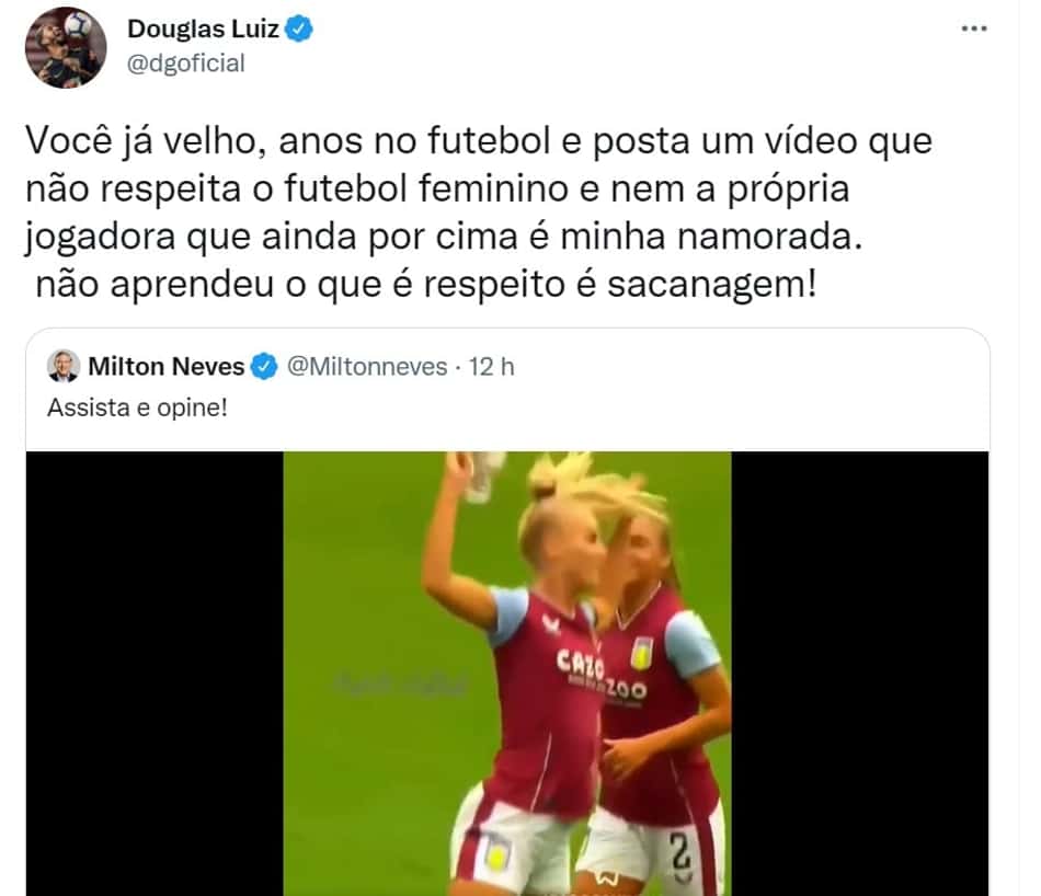 Douglas Luiz x Milton Neves