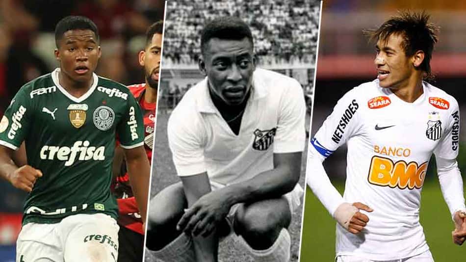Endrick marcou com 16 anos! Com qual idade 25 craques fizeram seu primeiro gol?