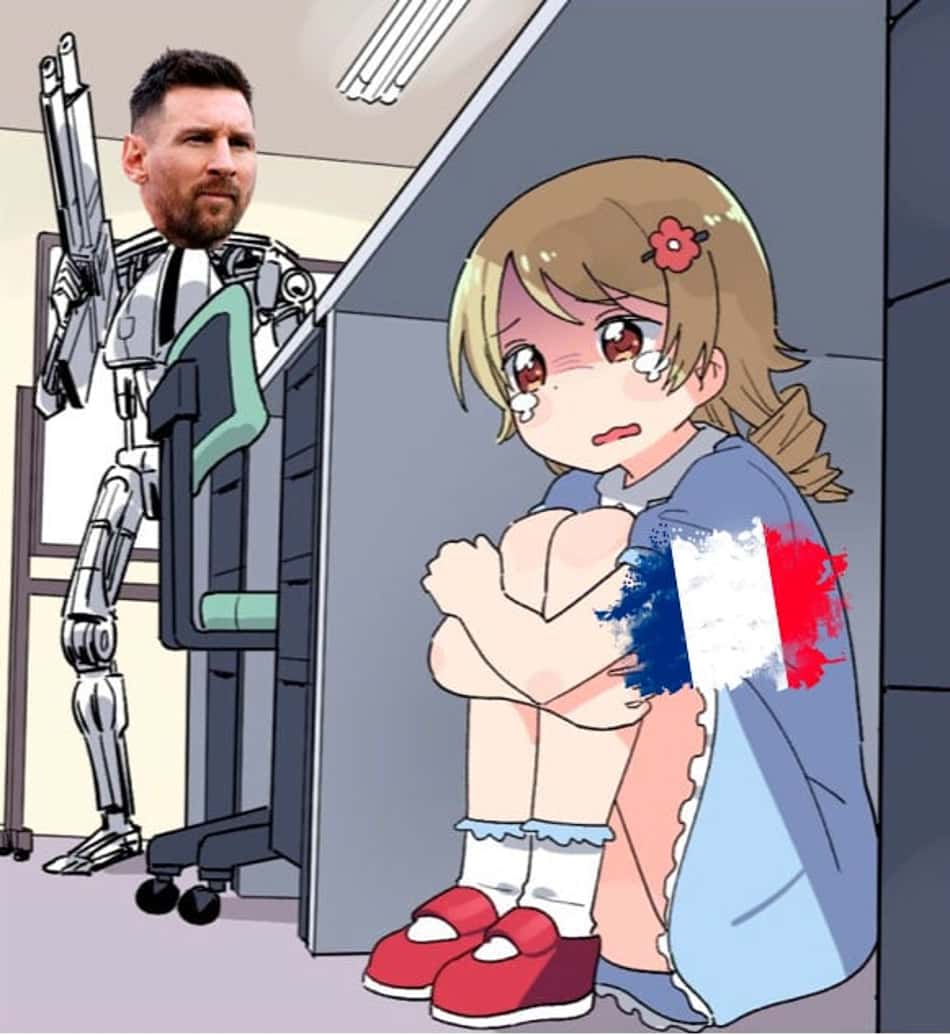 Memes com Argentina e Messi campeões do Mundo