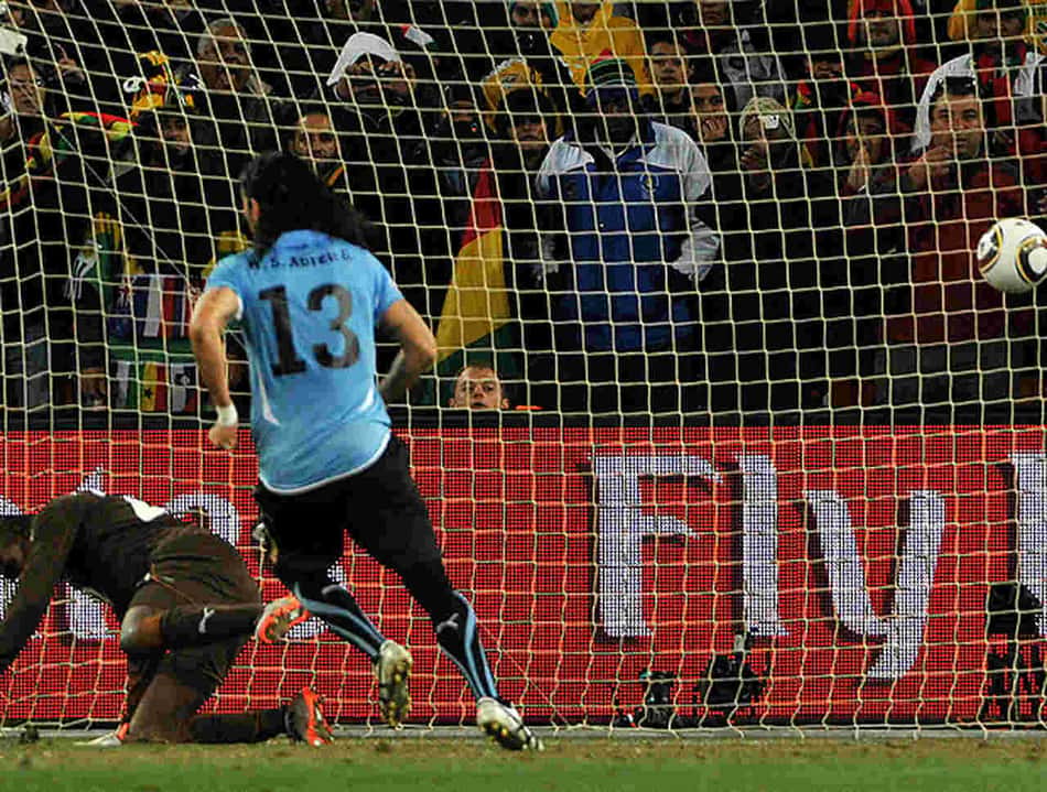 Loco Abreu - Uruguai x Gana