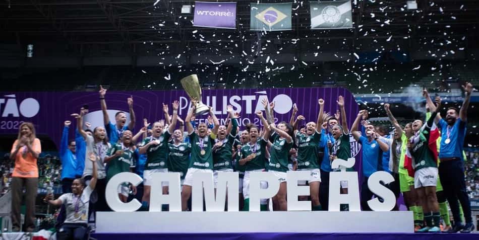 Palmeiras conquistou o Paulistão Feminino em 2001, 2022 e 2024. (Leo Sguaçabia/Ag. Paulistão)