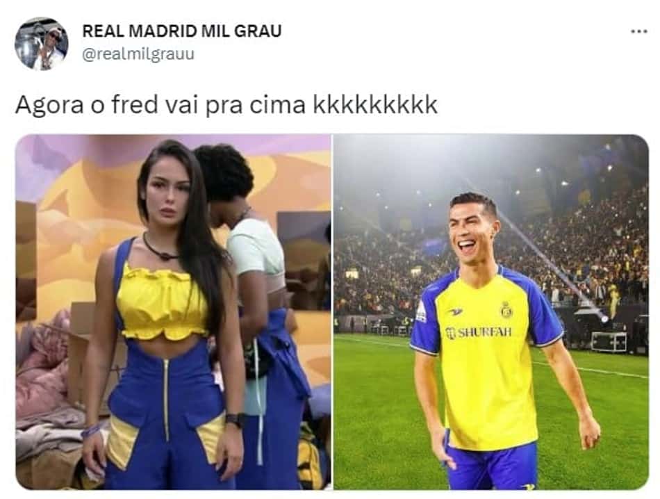 Beijo entre Fred e Larissa no BBB rende memes