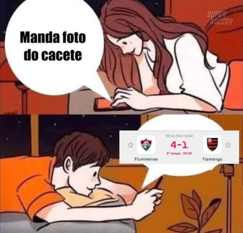 É chocolate! Os memes da goleada do Fluminense sobre o Flamengo