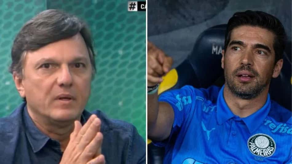 Abel Ferreira e Mauro Cezar