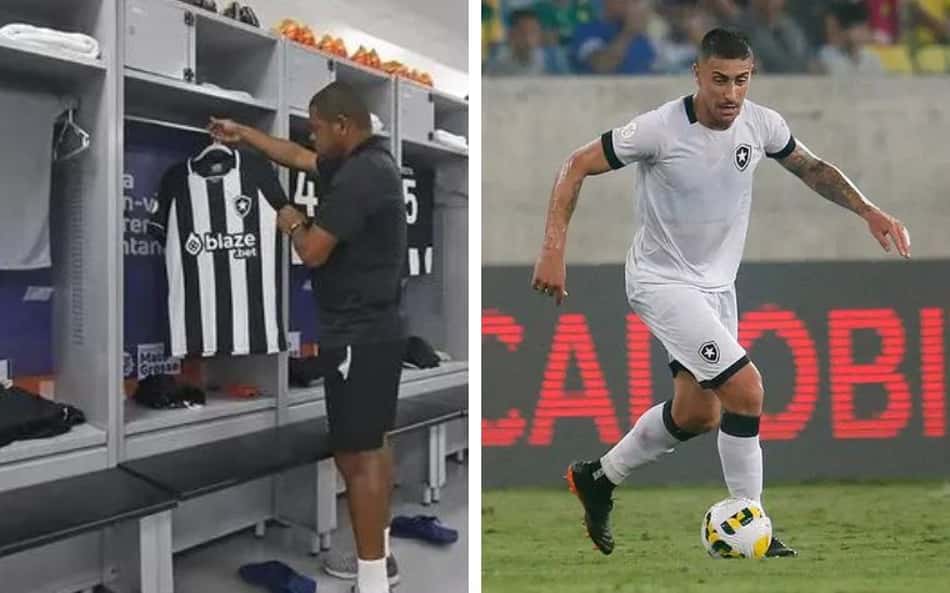 Camisa Botafogo - erro com patrocínio