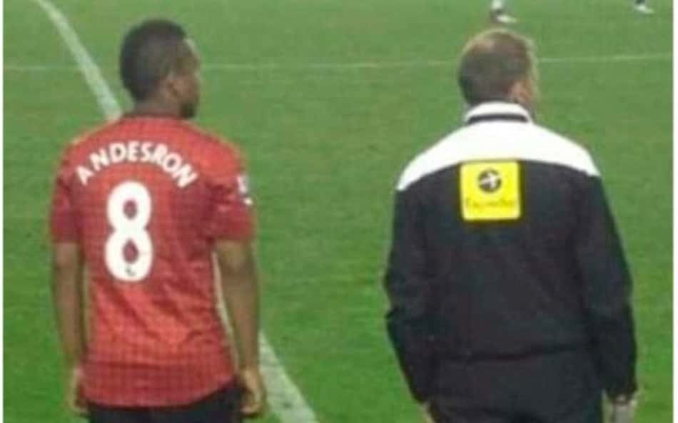 Anderson - Manchester United / camisa com erro