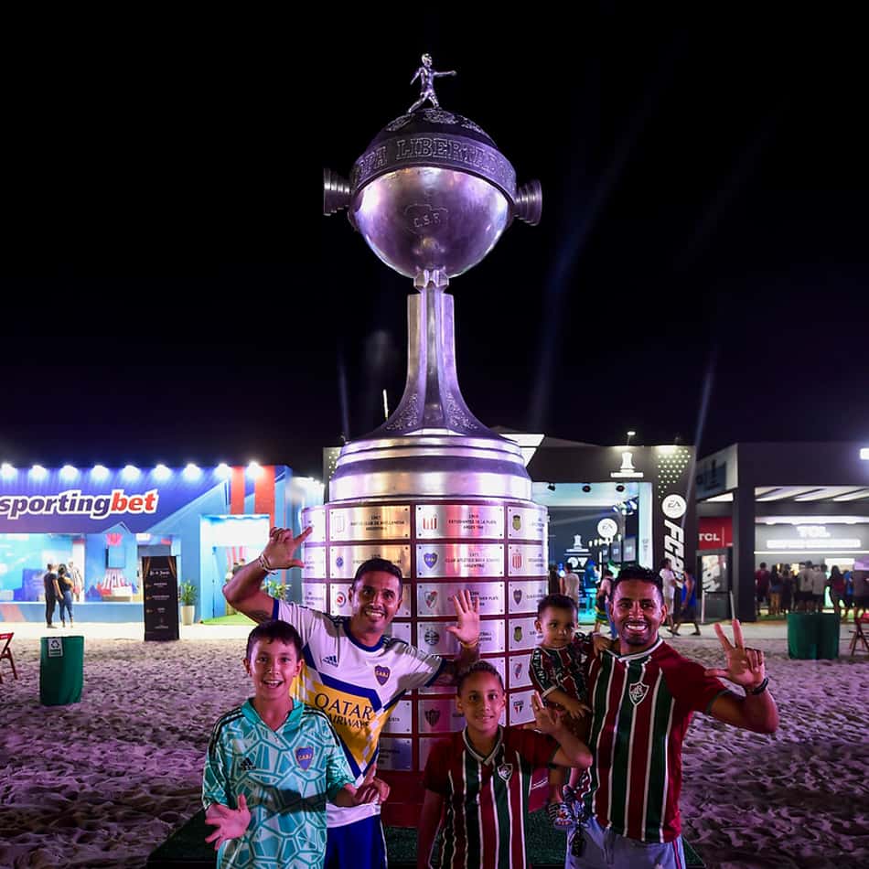 Veja imagens do “esquenta” para final da Libertadores entre Fluminense e Boca Juniors