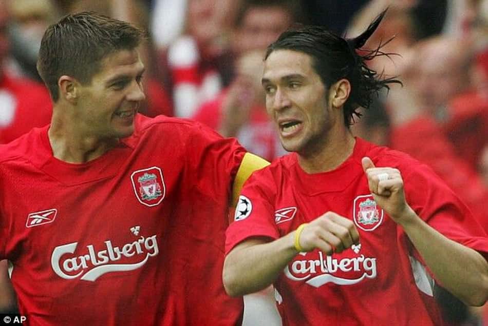 Gerrard e Luís Garcia