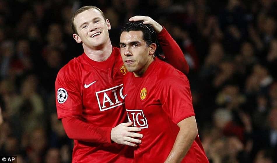 Tevez e Rooney