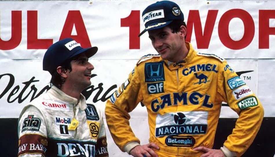 ayrton senna nelson piquet