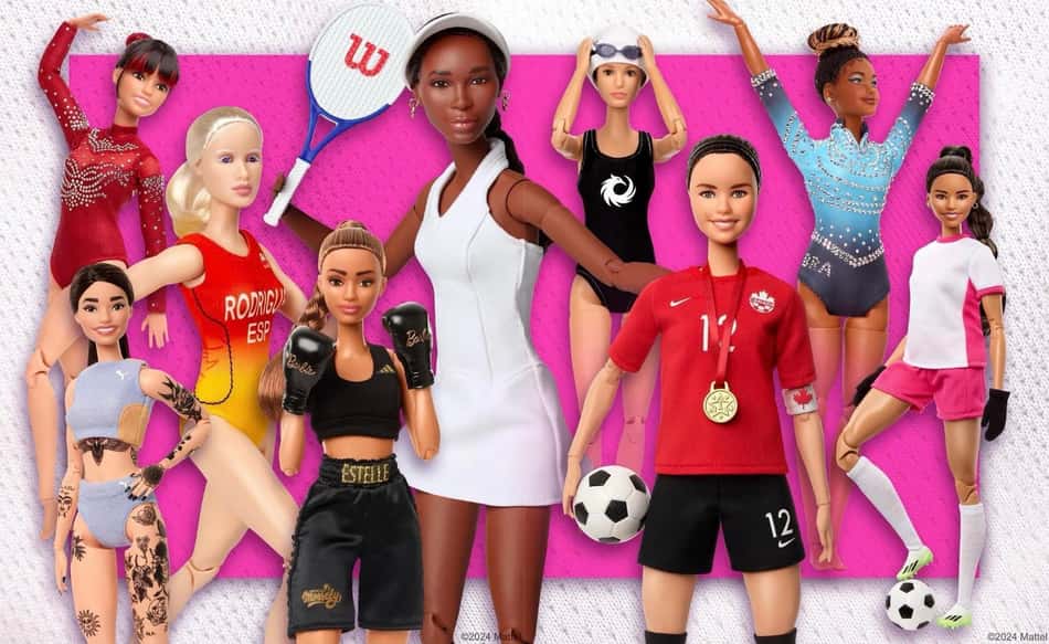 Mattel anuncia nova coleção da Barbie em homenagem a atletas mundiais; confira as fotos