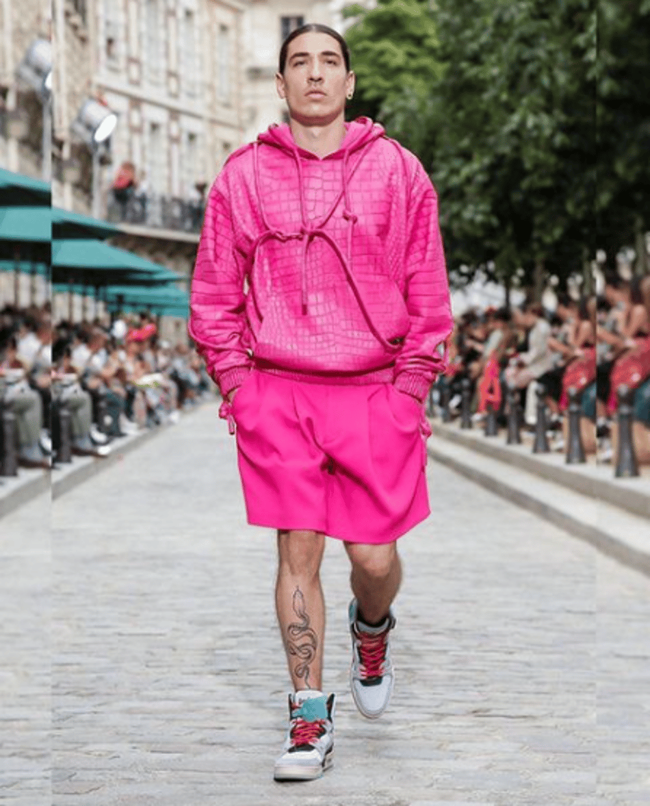 bellerin desfile louis vuitton