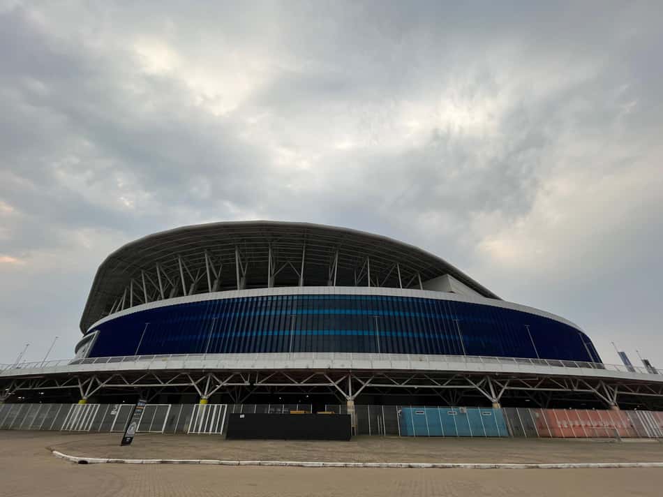 De volta para casa! Confira como ainda está a região da Arena do Grêmio