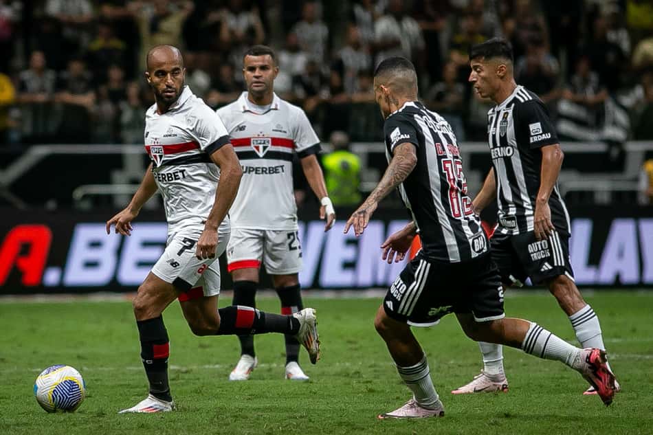 Atlético-MG e São Paulo fazem o segundo jogo das quartas de final. (Foto: Fernando Moreno/AGIF)