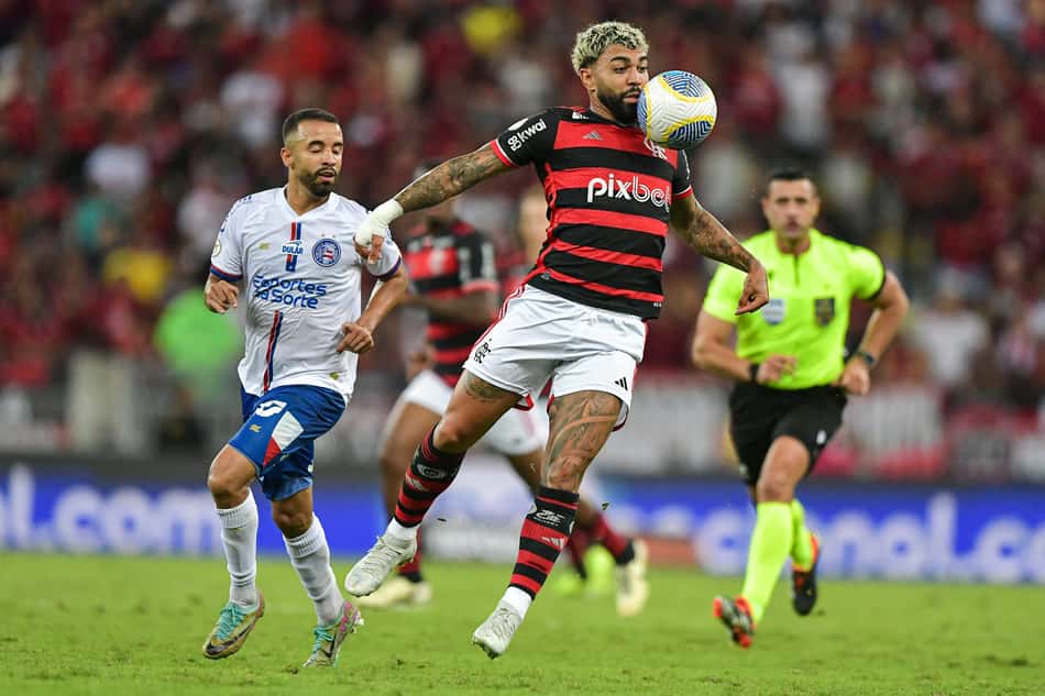 O terceiro embate das quartas de final será marcado entre Flamengo e Bahia. (Foto: Thiago Ribeiro/AGIF)