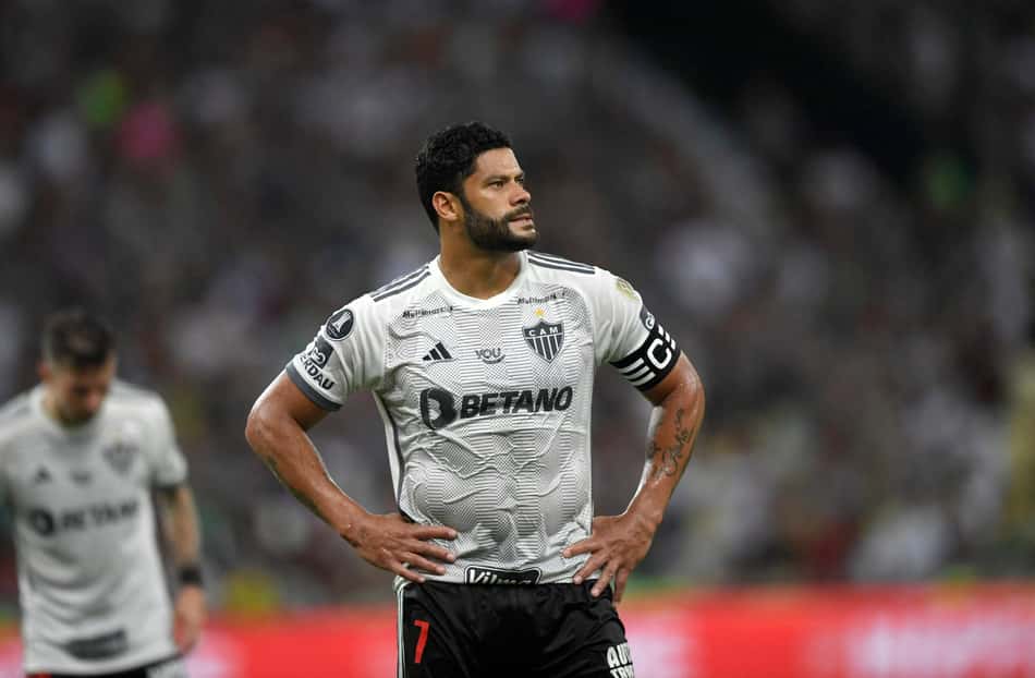 Hulk no Maracanã, no jogo de ida do Atlético-MG contra o Fluminense