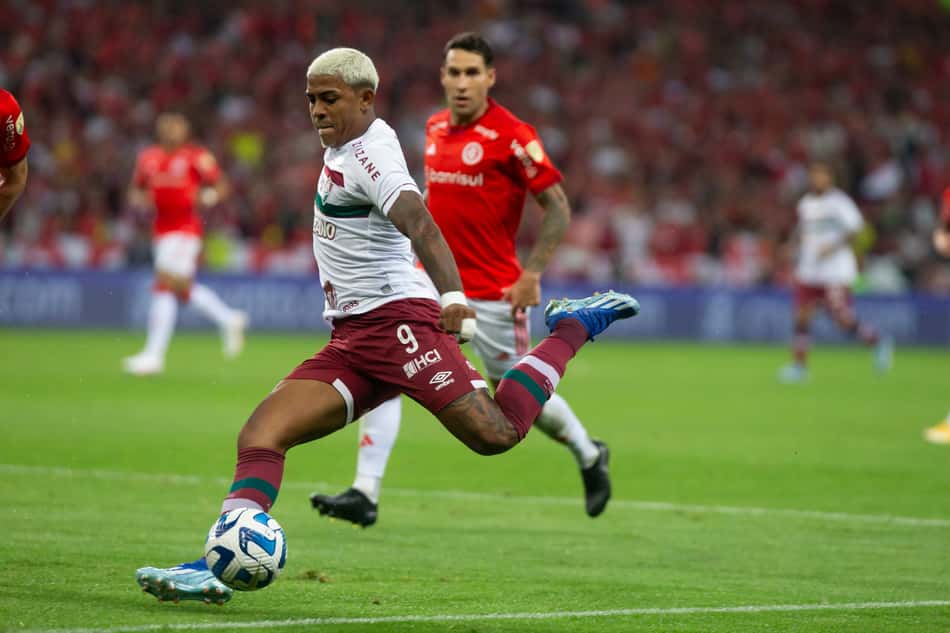 Porto Alegre, RS, Brasil - 04/10/2023 - Beira-Rio - Conmebol Libertadores 2023 , semifinal, jogo 2 , jogo entre Fluminense x Internacional. FOTO DE MARCELO GONÇALVES / FLUMINENSE FC IMPORTANTE: Imagem destinada a uso institucional e divulga磯, seu uso comercial estᠶetado incondicionalmente por seu autor e o Fluminense Football Club. IMPORTANT: Image intended for institutional use and distribution. Commercial use is prohibited unconditionally by its author and Fluminense Football Club. IMPORTANTE: Im᧥n para uso solamente institucional y distribuici㮮 El uso comercial es prohibido por su autor y por el Fluminense Football Club