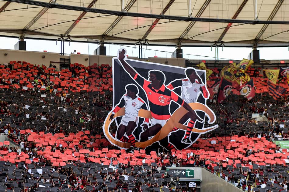 SP - RIO DE JANEIRO - 11/08/2024 - BRASILEIRO A 2024, FLAMENGO X PALMEIRAS - Torcida do Flamengo durante partida contra Palmeiras no estadio Maracana pelo campeonato Brasileiro A 2024. Foto: Thiago Ribeiro/AGIF