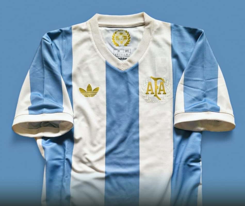 Muita aura! Argentina lança novo uniforme comemorativo; veja imagens