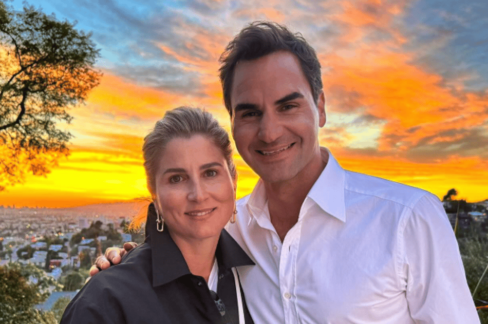 Roger Federer e Mirka Vavrinec