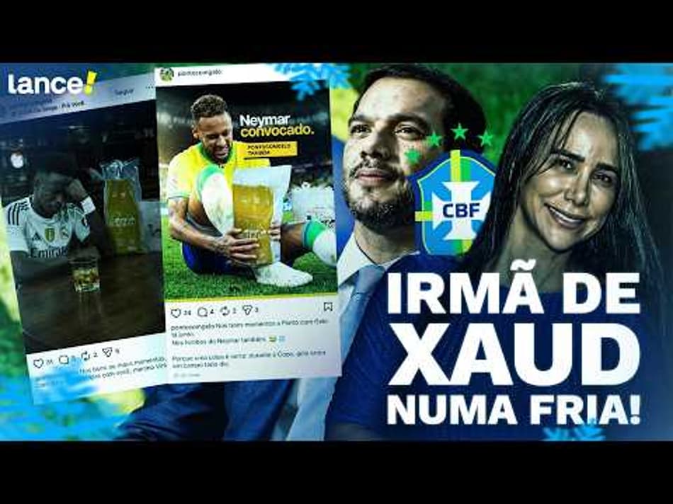 thumbnail Usou Neymar e Vini Jr sem autorização? A polêmica da irmã do presidente da CBF!