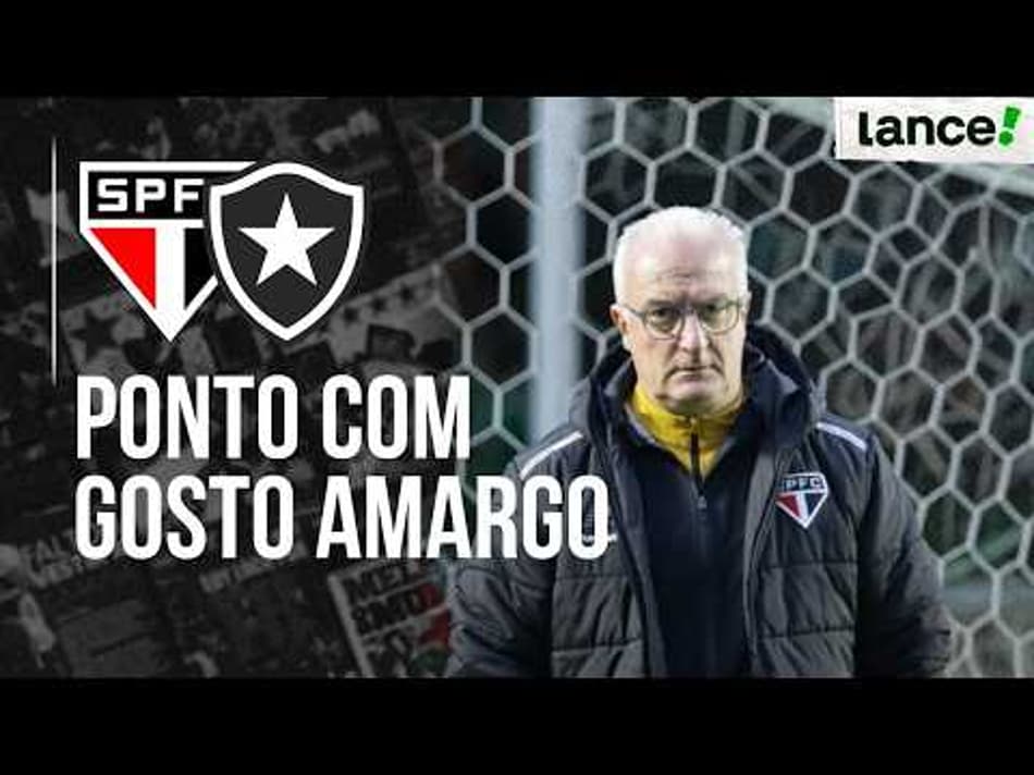 thumbnail SÃO PAULO SE PERDE NO SEGUNDO TEMPO E DEIXA BOTAFOGO EMPATAR