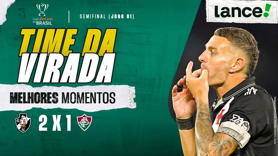 VASCO 2 X 1 FLUMINENSE - MELHORES MOMENTOS - COPA DO BRASIL 2025 - SEMIFINAL - JOGO 1