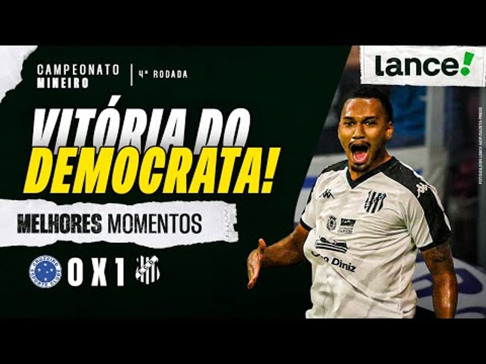 thumbnail DEMOCRATA VENCE O CRUZEIRO PELO PLACAR DE 1X0 NO MINEIRÃO E FRUSTRA ESTREIA DE GERSON