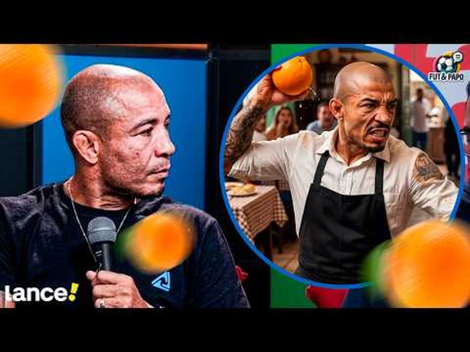 thumbnail JOSÉ ALDO TACOU UMA LARANJA NO GARÇOM 😱😂