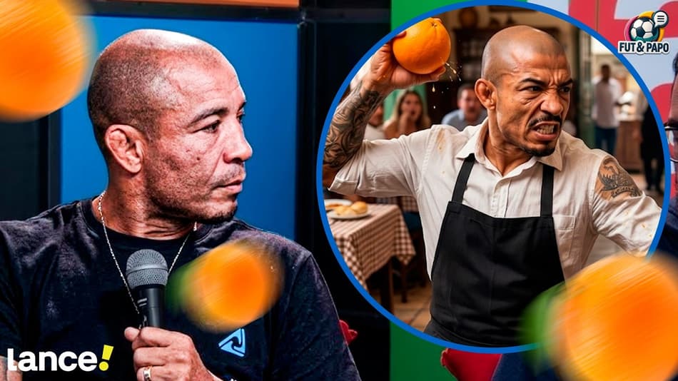 JOSÉ ALDO TACOU UMA LARANJA NO GARÇOM 😱😂
