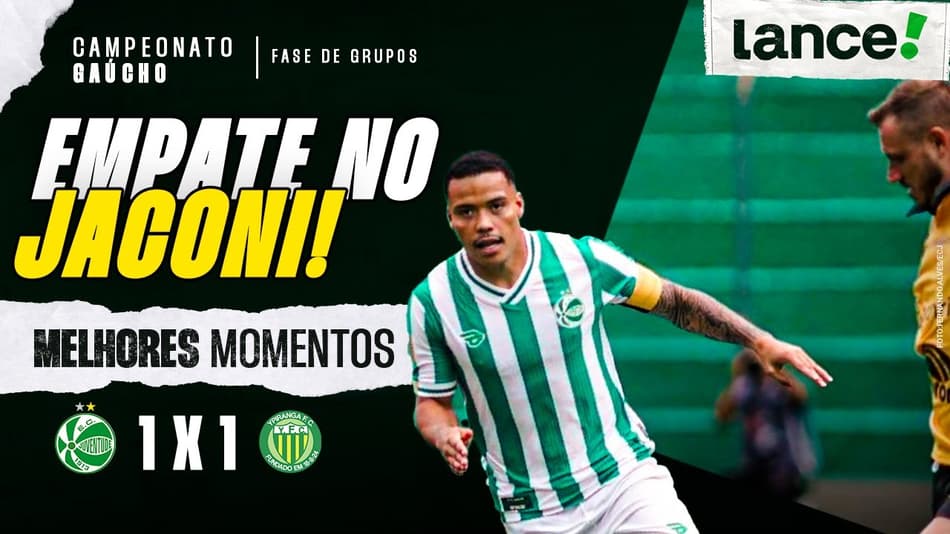 JUVENTUDE 1 X 1 YPIRANGA - MELHORES MOMENTOS - GAUCHÃO 2026 - 1ª RODADA