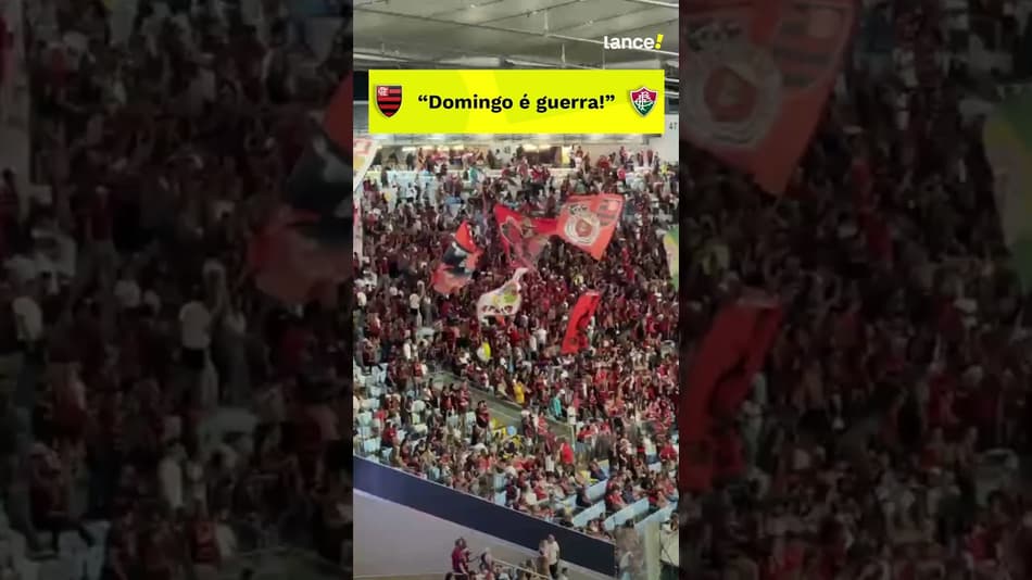 TORCIDA DO FLAMENGO DEIXA RECADO PARA O ELENCO: "DOMINGO É GUERRA!" #flamengo #futebol #fyp #shorrts